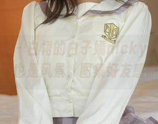 模范学院 - 白裙的白子嫣nicky，无圣光的时候你也是风景，图集好友感慨万千！