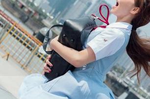 波萝社 - 柳侑绮在无圣光下的剑道女，图片中看她如何优雅暴力！
